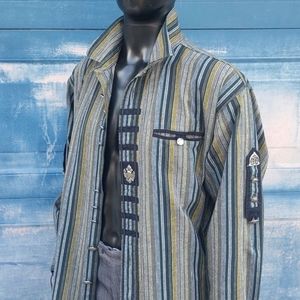 TRACHTEN MENS LUXURY PURE COTTON STRIPED SHIRT